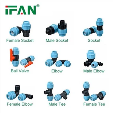 HDPE компресионни фитинги