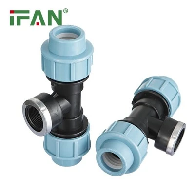 IFAN Safe HDPE тръбни фитинги, женски тройник EN 12201
